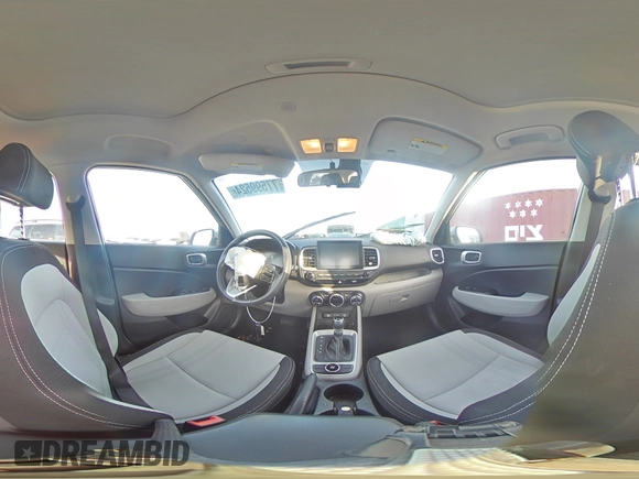 2023 Hyundai Venue SEL with VIN KMHRC8A35PU218357, listed as a Copart auction lot 77599524 with 27,102 mi miles and Salvage title. Bid and sale history available at DreamBid. Image 12.