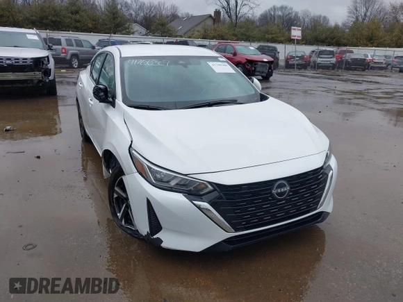 2024 Nissan Sentra SV with VIN 3N1AB8CV3RY367498, listed as a IAAI auction lot 41700309 with 1,705 mi miles and . Bid and sale history available at DreamBid. Image 1.
