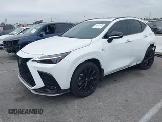 2025 Lexus NX with VIN 2T2KGCEZ4SC064091, listed as a IAAI auction lot 41882269 with 4,920 mi miles. Bid and sale history available at carsss.com. Image 2.