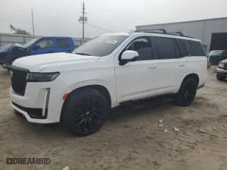 2022 Cadillac Escalade Sport Platinum with VIN 1GYS4GKL5NR186998, listed as a Copart auction lot 85714654 with 47,577 mi miles and Salvage Title. Bid and sale history available at carsss.com. Image 1.