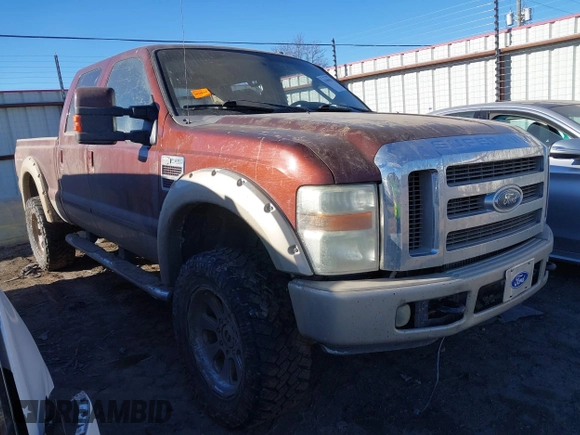 2008 Ford Super Duty F-250 SRW XL with VIN 1FTSW21R68EB29827, listed as a IAAI auction lot 41686828 with 89,579 mi miles. Bid and sale history available at carsss.com. Image 1.