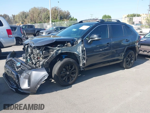 2023 Toyota RAV4 Hybrid XSE with VIN 4T3E6RFV6PU120175, listed as a IAAI auction lot 42499631 with 27,452 mi miles and . Bid and sale history available at DreamBid. Image 22.