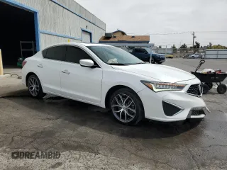 2022 Acura ILX Premium with VIN 19UDE2F71NA004614, listed as a Copart auction lot 51388715 with 52,263 mi miles and Salvage Title. Bid and sale history available at DreamBid. Image 4.