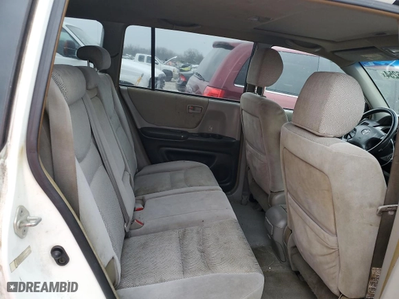 2002 Toyota Highlander with VIN JTEGF21A220035055, listed as a Copart auction lot 81856254 with 182,583 mi miles and Clean Title. Bid and sale history available at carsss.com. Image 10.