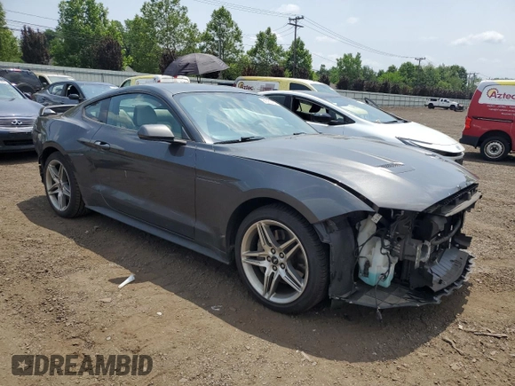 2018 Ford Mustang EcoBoost with VIN 1FA6P8TH6J5174963, listed as a Copart auction lot 61450555 with 62,224 mi miles and Salvage title. Bid and sale history available at DreamBid. Image 4.