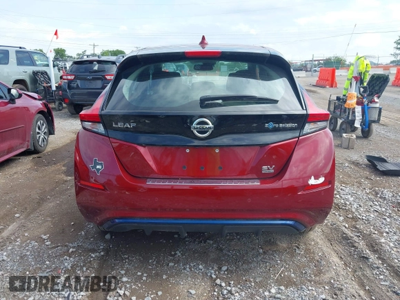 2022 Nissan LEAF SV Plus with VIN 1N4BZ1CV0NC550614, listed as a IAAI auction lot 42730366 with 23,416 mi miles and . Bid and sale history available at DreamBid. Image 16.
