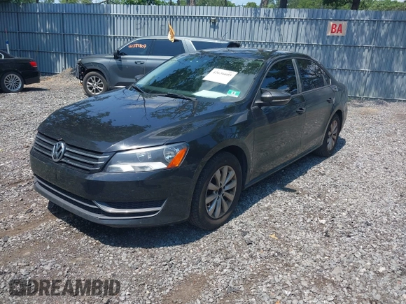 2012 Volkswagen Passat S with VIN 1VWAP7A38CC071304, listed as a IAAI auction lot 42636605 with 240,460 mi miles and . Bid and sale history available at DreamBid. Image 2.
