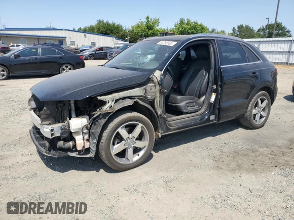 2015 Audi Q3 Premium Plus with VIN WA1EFCFS3FR013984, listed as a Copart auction lot 58785965 with 172,930 mi miles and Salvage title. Bid and sale history available at DreamBid. Image 1.