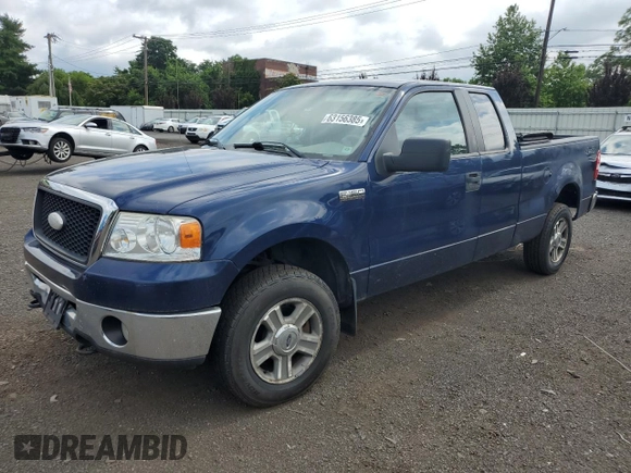 2007 Ford F-150 XLT with VIN 1FTPX14587FA23250, listed as a Copart auction lot 63156385 with 187,382 mi miles and Clean title. Bid and sale history available at DreamBid. Image 1.