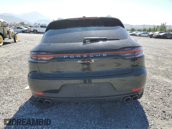 2021 Porsche Macan S with VIN WP1AB2A54MLB32797, listed as a Copart auction lot 57525655 with 30,031 mi miles and Salvage title. Bid and sale history available at DreamBid. Image 6.