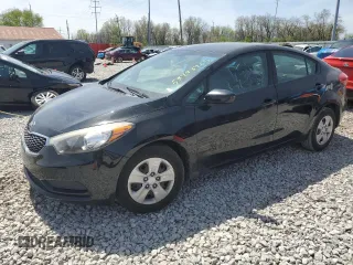 2016 Kia Forte LX with VIN KNAFK4A67G5574488, listed as a Copart auction lot 53993965 with 0 mi miles and Salvage Title. Bid and sale history available at carsss.com. Image 1.
