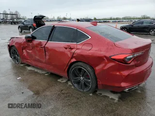 2021 Acura TLX Technology with VIN 19UUB5F42MA008752, listed as a Copart auction lot 51679665 with Not provided miles and Salvage title. Bid and sale history available at DreamBid. Image 2.