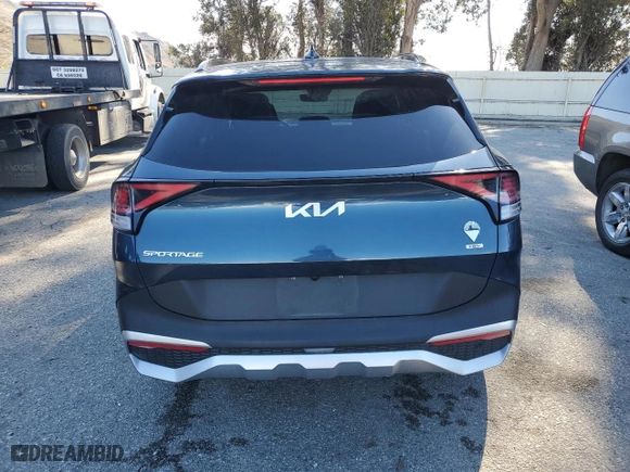 2023 Kia Sportage Hybrid EX with VIN KNDPVCAG2P7038974, listed as a Copart auction lot 49183845 with 21,433 mi miles and Salvage Title. Bid and sale history available at carsss.com. Image 6.