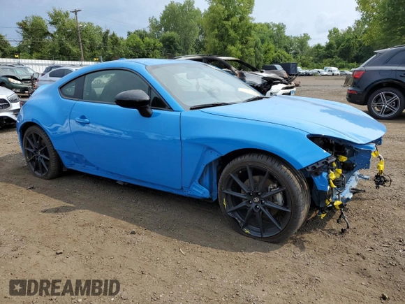 2023 Toyota GR86 Premium with VIN JF1ZNBE18P9757505, listed as a Copart auction lot 66472994 with 16,761 mi miles and Salvage Title. Bid and sale history available at carsss.com. Image 4.