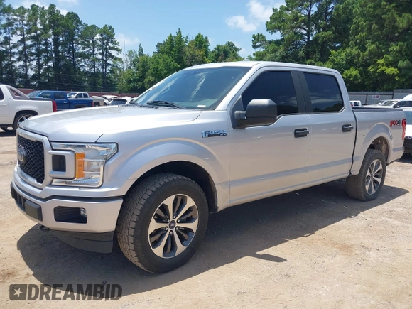 2019 Ford F-150 XL with VIN 1FTEW1EP5KKD24620, listed as a IAAI auction lot 42631896 with 123,583 mi miles and . Bid and sale history available at DreamBid. Image 17.
