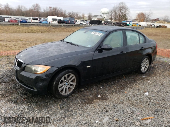 2006 BMW 3 Series 325xi with VIN WBAVD13536KV13065, listed as a Copart auction lot 81038394 with 0 mi miles and Salvage Title. Bid and sale history available at carsss.com. Image 1.