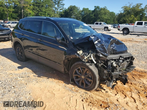 2022 Volkswagen Tiguan SE with VIN 3VV3B7AX0NM095872, listed as a Copart auction lot 59027465 with Not provided miles and Salvage title. Bid and sale history available at DreamBid. Image 4.