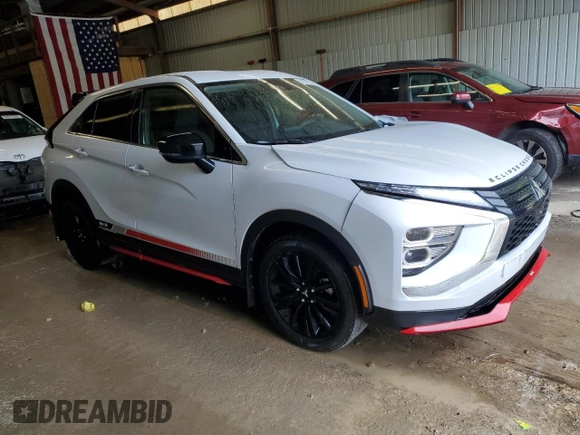 2024 Mitsubishi Eclipse Cross LE with VIN JA4ATVAA7RZ046671, listed as a Copart auction lot 58502555 with 26,438 mi miles and Salvage title. Bid and sale history available at DreamBid. Image 4.