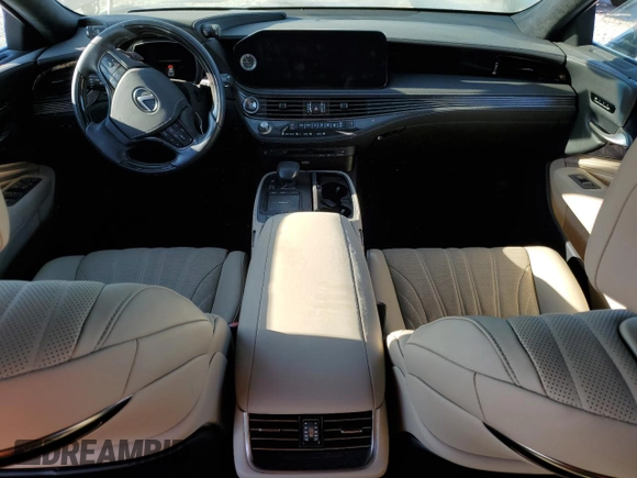 2021 Lexus LS 500 with VIN JTHD51FFXM5014872, listed as a Copart auction lot 74589874 with 20,701 mi miles and Non repairable. Bid and sale history available at DreamBid. Image 8.