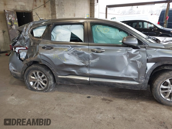 2019 Hyundai Santa Fe SE with VIN 5NMS2CAD7KH094144, listed as a IAAI auction lot 41984633 with 46,307 mi miles and . Bid and sale history available at DreamBid. Image 13.