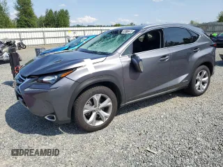 2017 Lexus NX 300h with VIN JTJBJRBZ1H2066494, listed as a Copart auction lot 61960475 with 34,428 mi miles and Salvage title. Bid and sale history available at DreamBid. Image 1.