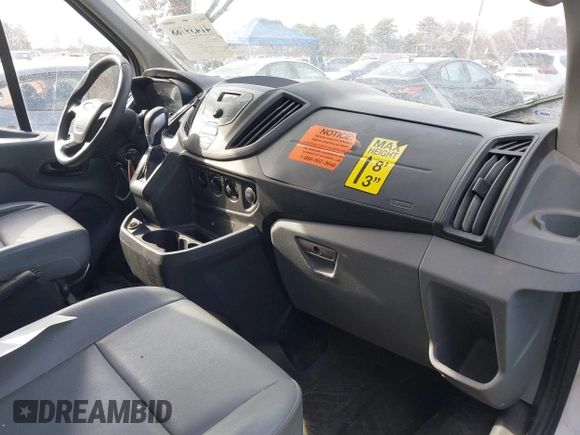 2018 Ford Transit with VIN 1FTBW2CM3JKA90543, listed as a IAAI auction lot 41439788 with 83,135 mi miles and . Bid and sale history available at DreamBid. Image 5.