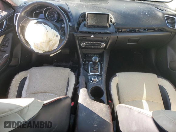 2015 Mazda 3 S Grand Touring with VIN JM1BM1M34F1268124, listed as a Copart auction lot 45002635 with Not Provided miles and Salvage Title. Bid and sale history available at DreamBid. Image 8.