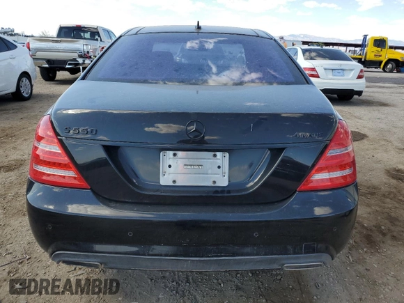 2012 Mercedes-Benz S 550 with VIN WDDNG9EB1CA477248, listed as a Copart auction lot 56546595 with 128,973 mi miles and Salvage title. Bid and sale history available at DreamBid. Image 6.