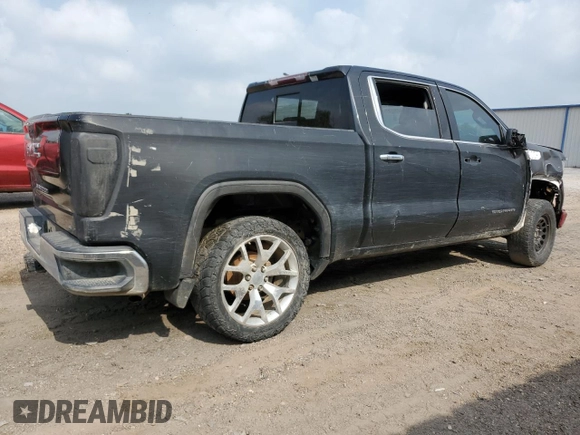 2020 GMC Sierra 1500 SLT with VIN 3GTP8DED9LG292449, listed as a Copart auction lot 55072415 with 134,040 mi miles and Salvage title. Bid and sale history available at DreamBid. Image 3.