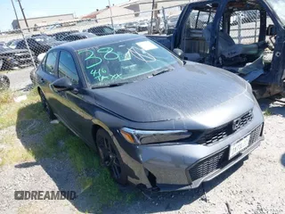 2025 Honda Civic Sport with VIN 2HGFE2F56SH552757, listed as a IAAI auction lot 41647889 with 382 mi miles and . Bid and sale history available at DreamBid. Image 1.