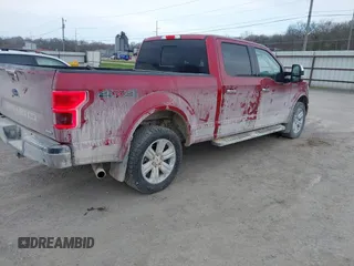 2018 Ford F-150 XL z VIN 1FTFW1EG7JKC38972, wystawiony jako IAAI lot #41976599 z przebiegiem 110 183 mil mil oraz . Historia ofert i sprzedaży dostępna na DreamBid. Obrazek 4.