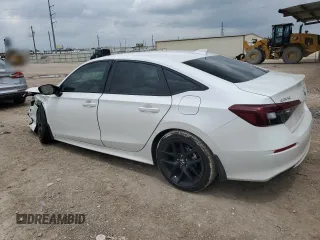 2025 Honda Civic Sport with VIN 2HGFE2F57SH566392, listed as a Copart auction lot 53600405 with 2,356 mi miles and Salvage title. Bid and sale history available at DreamBid. Image 2.