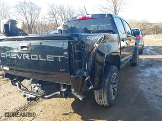 2021 Chevrolet Colorado 4WD Work Truck with VIN 1GCGTBEN7M1201304, listed as a IAAI auction lot 41728742 with 30,703 mi miles. Bid and sale history available at carsss.com. Image 4.
