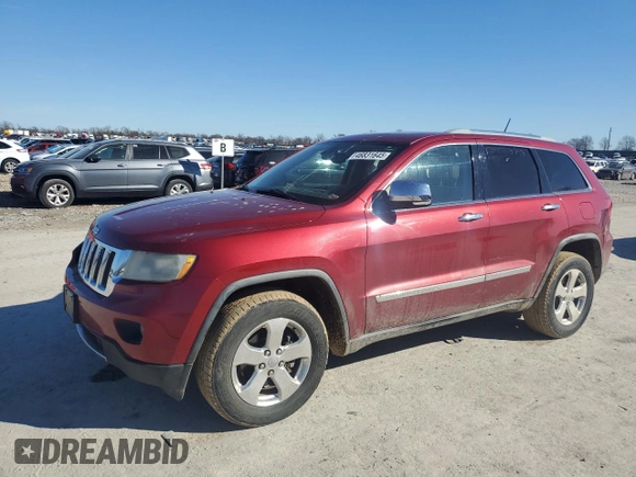 2012 Jeep Grand Cherokee Limited with VIN 1C4RJEBG6CC172502, listed as a Copart auction lot 46831645 with 193,770 mi miles and Salvage Title. Bid and sale history available at carsss.com. Image 1.