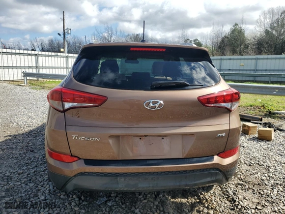 2016 Hyundai Tucson SE with VIN KM8J3CA42GU023745, listed as a Copart auction lot 48791925 with 142,047 mi miles and Clean Title. Bid and sale history available at carsss.com. Image 6.
