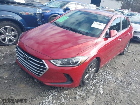 2018 Hyundai Elantra SEL with VIN 5NPD84LF8JH238555, listed as a IAAI auction lot 41534077 with 66,407 mi miles. Bid and sale history available at carsss.com. Image 2.