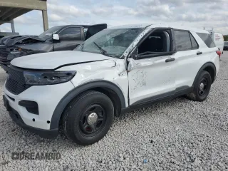 2020 Ford Police Interceptor Utility z VIN 1FM5K8AB1LGD18814, wystawiony jako Copart lot #46196305 z przebiegiem 80 132 mil mil oraz Nie do naprawy. Historia ofert i sprzedaży dostępna na DreamBid. Obrazek 1.