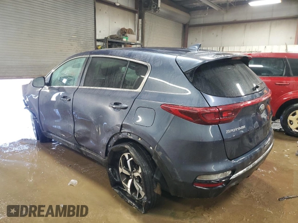 2020 Kia Sportage LX with VIN KNDPMCAC8L7709154, listed as a Copart auction lot 48353215 with 65,511 mi miles and Salvage Title. Bid and sale history available at carsss.com. Image 2.