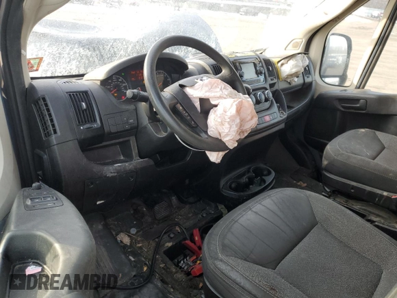 2020 Ram ProMaster Cargo with VIN 3C6URVJG3LE128512, listed as a Copart auction lot 43840465 with 111,281 mi miles and Salvage Title. Bid and sale history available at carsss.com. Image 8.
