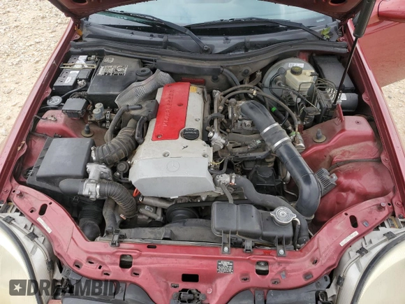 1999 Mercedes-Benz SLK-Class with VIN WDBKK47F0XF132802, listed as a Copart auction lot 69818544 with 123,026 mi miles and Salvage Title. Bid and sale history available at carsss.com. Image 12.