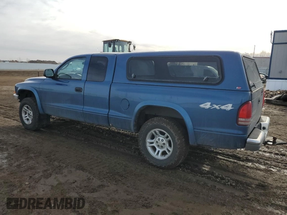 2004 Dodge Dakota SLT with VIN 1D7HG42N74S687010, listed as a Copart auction lot 46984265 with 249,297 mi miles and Salvage Title. Bid and sale history available at carsss.com. Image 2.