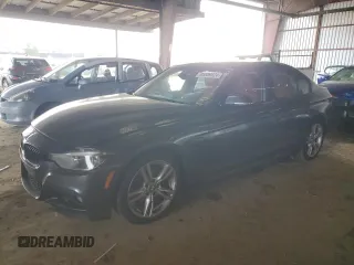 2017 BMW 3 Series 330e iPerformance with VIN WBA8E1C3XHA158851, listed as a Copart auction lot 85889824 with 135,625 mi miles and Salvage Title. Bid and sale history available at carsss.com. Image 1.