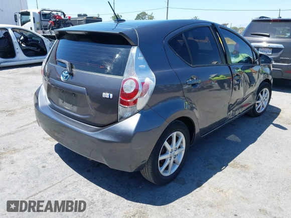 2012 Toyota Prius One z VIN JTDKDTB34C1015136, wystawiony jako IAAI lot #42332607 z przebiegiem 134 905 mil mil oraz . Historia ofert i sprzedaży dostępna na DreamBid. Obrazek 4.