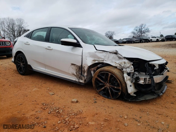 2021 Honda Civic Hatchback Sport Touring with VIN SHHFK7H92MU201453, listed as a Copart auction lot 42485825 with 60,724 mi miles and Salvage Title. Bid and sale history available at carsss.com. Image 4.