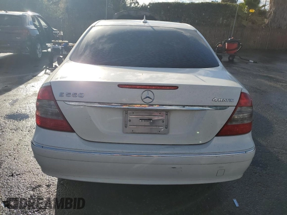 2007 Mercedes-Benz E 550 with VIN WDBUF90X77X212587, listed as a Copart auction lot 79753664 with 111,768 mi miles and Salvage Title. Bid and sale history available at carsss.com. Image 6.