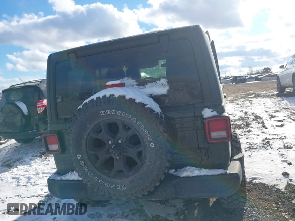 2020 Jeep Wrangler Unlimited Sport S с VIN 1C4HJXDN0LW334593, выставлен на аукционе IAAI как лот 41044612 с пробегом 58 165 миль миль и . История ставок и продаж доступна на DreamBid. Изображение 16.