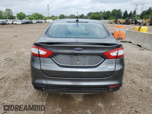 2016 Ford Fusion Titanium with VIN 3FA6P0K96GR317413, listed as a Copart auction lot 61256585 with 91,915 mi miles and Salvage title. Bid and sale history available at DreamBid. Image 6.