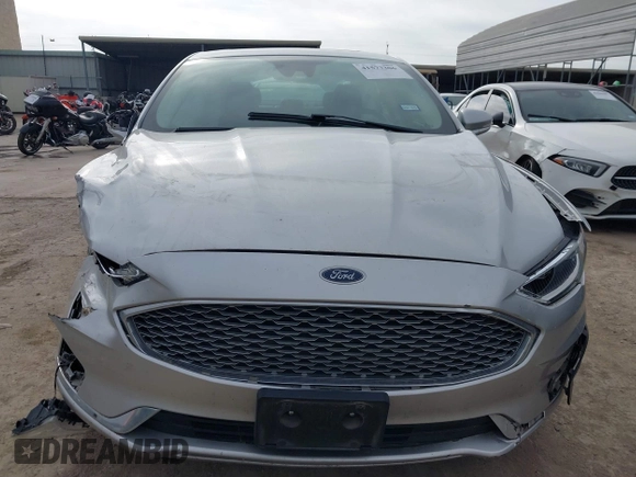 2019 Ford Fusion Titanium with VIN 3FA6P0D9XKR206465, listed as a IAAI auction lot 41577306 with 70,668 mi miles. Bid and sale history available at carsss.com. Image 12.
