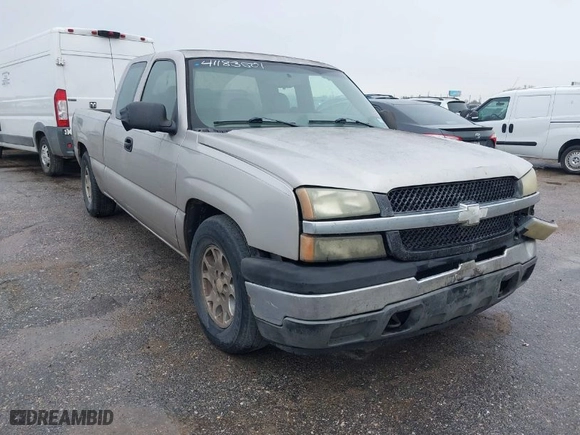 2005 Chevrolet Silverado 1500 LS with VIN 2GCEC19V351259224, listed as a IAAI auction lot 41183501 with 1 mi miles. Bid and sale history available at carsss.com. Image 1.