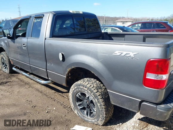 2005 Ford F-150 STX with VIN 1FTRX14W55NB19633, listed as a IAAI auction lot 41870057 with 100,436 mi miles. Bid and sale history available at carsss.com. Image 3.